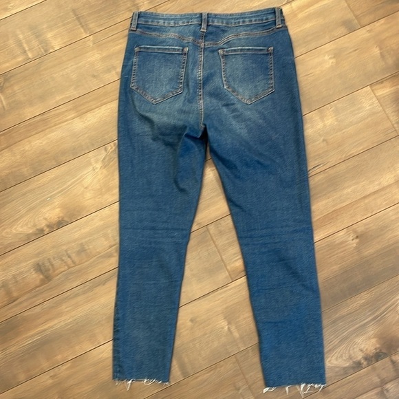 Denim Co Sz 10 button up  raw hem capris - Picture 4 of 8